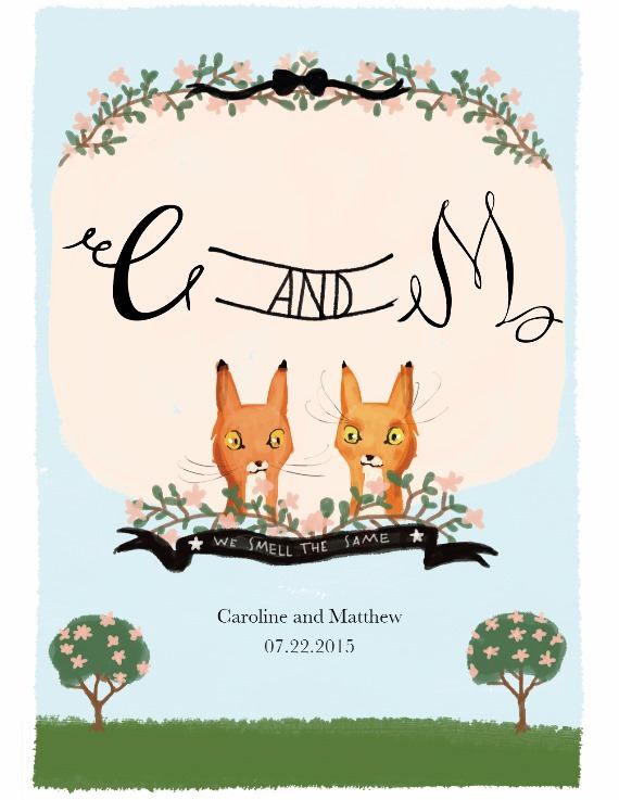 We Smell the Same Free Printable Save The Date