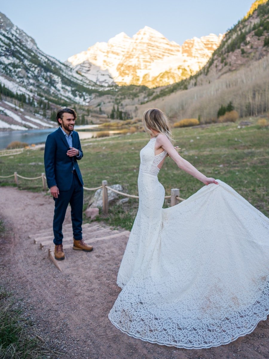 How to Capture the Perfect Elopement First Look